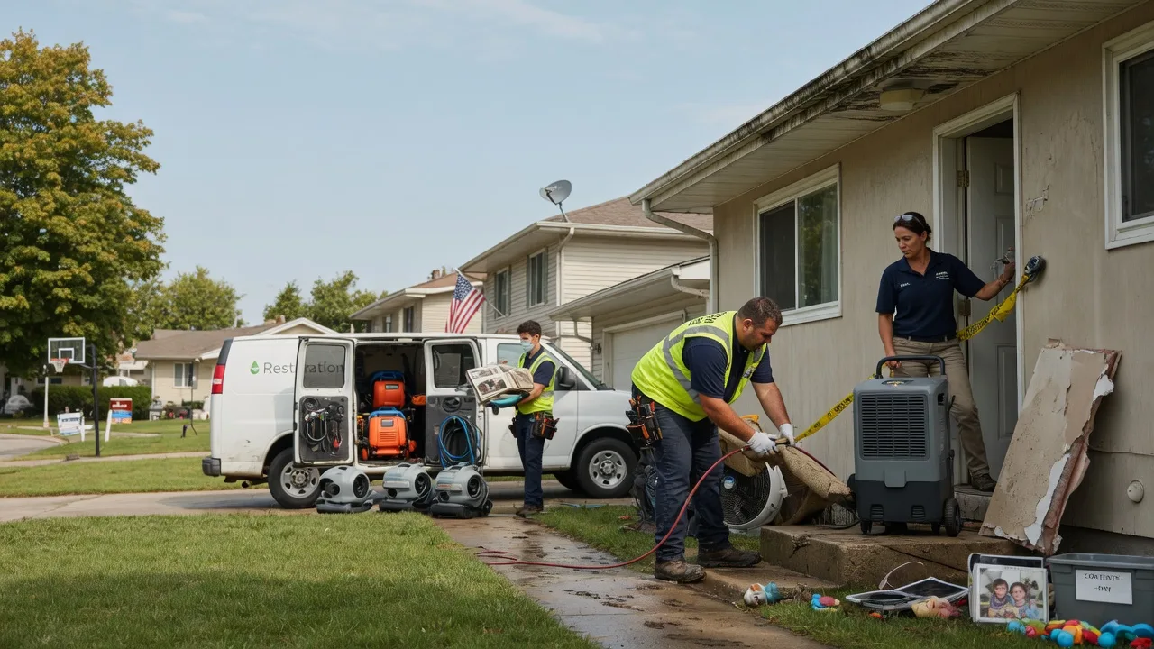 Water Damage Restoration in Green Valley, IL near me